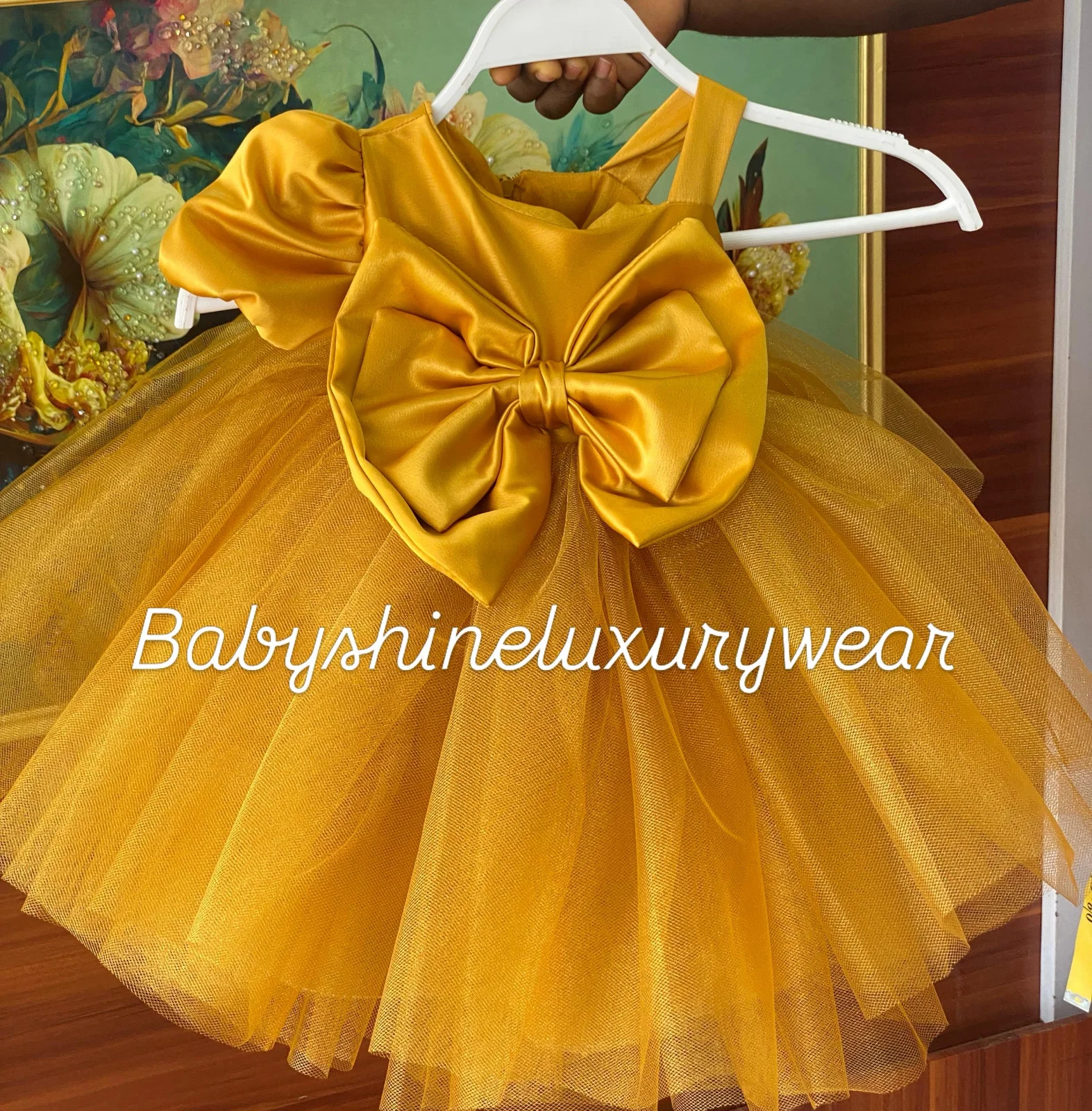 Gold Tutu Dress