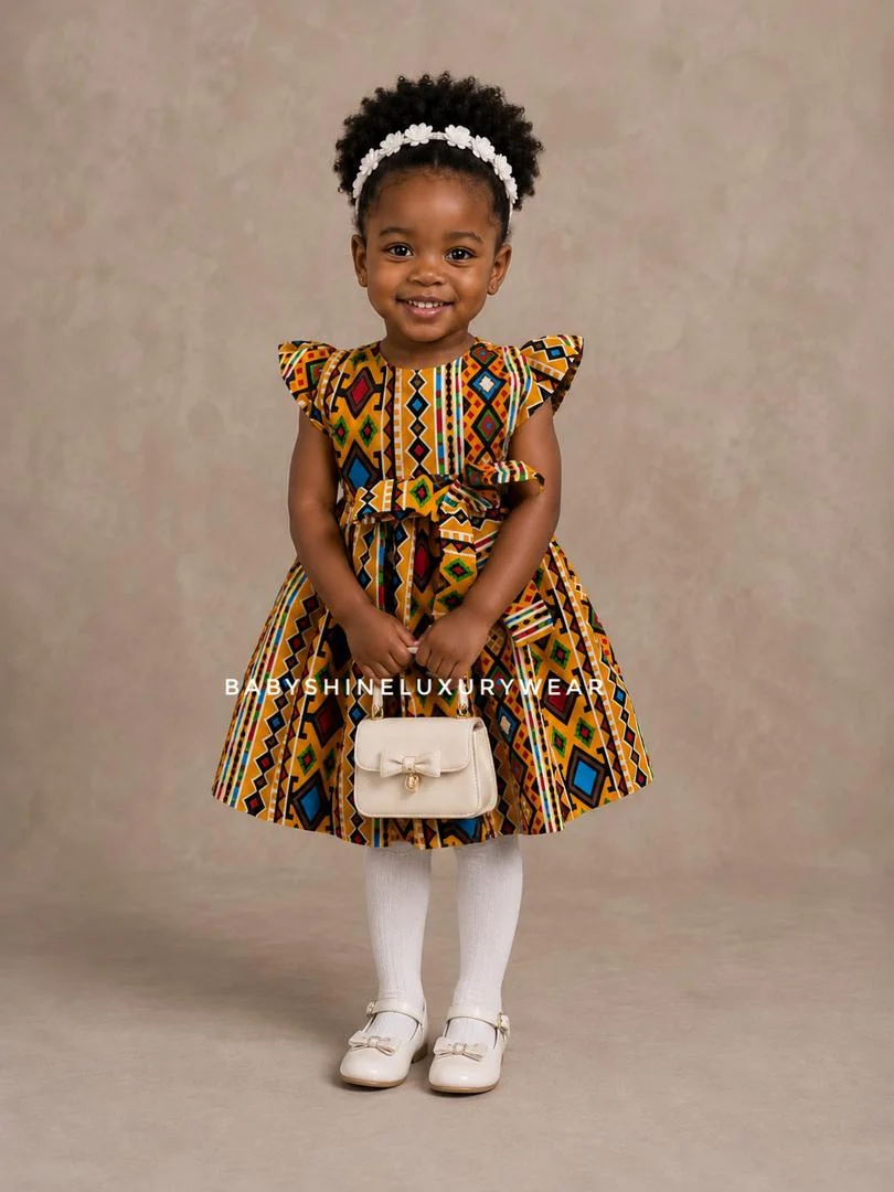 African Princess Flare Dress