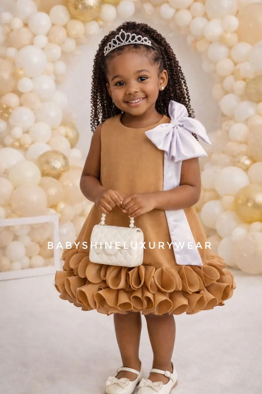 Brown Scuba Dress