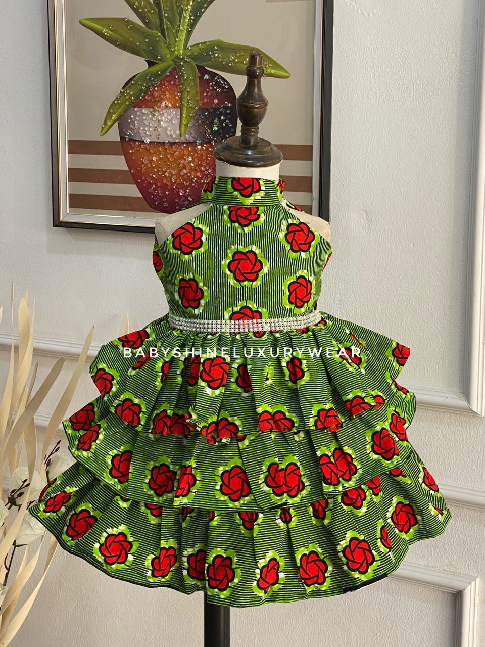 African Halter Neck Dress
