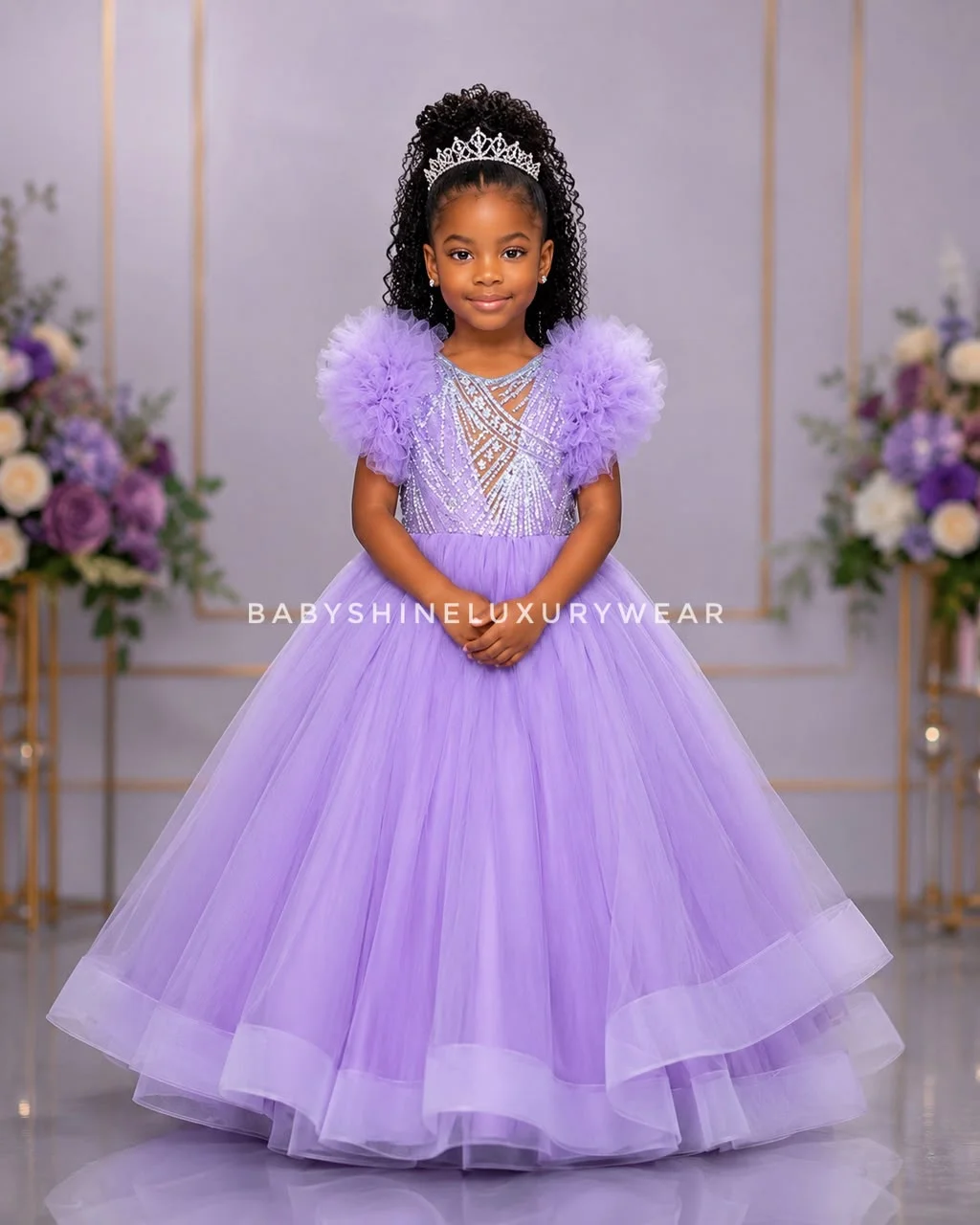 Purple Princess Ball Gown