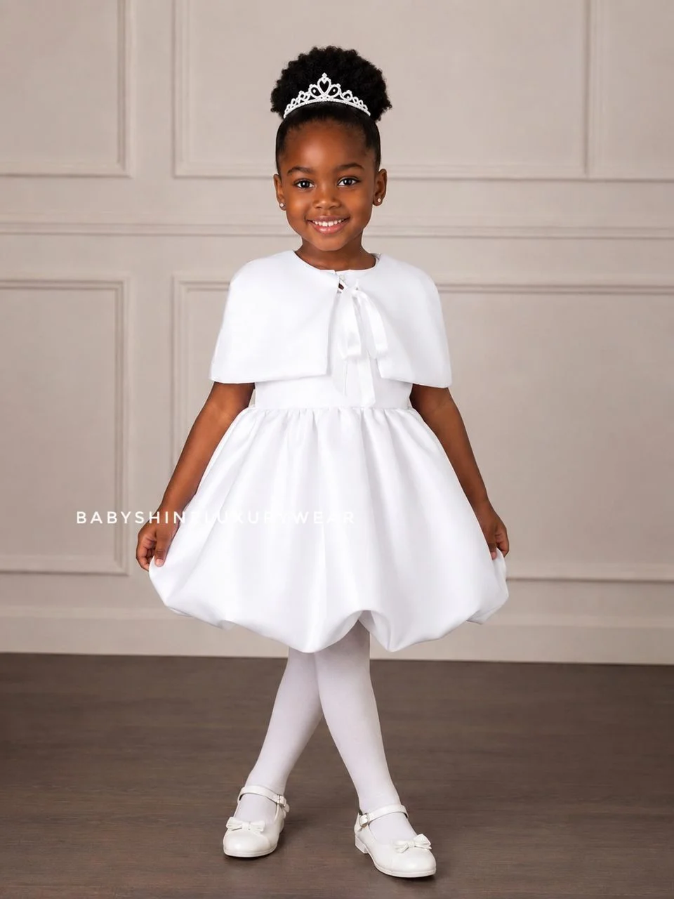 White with Coat Scuba Dress