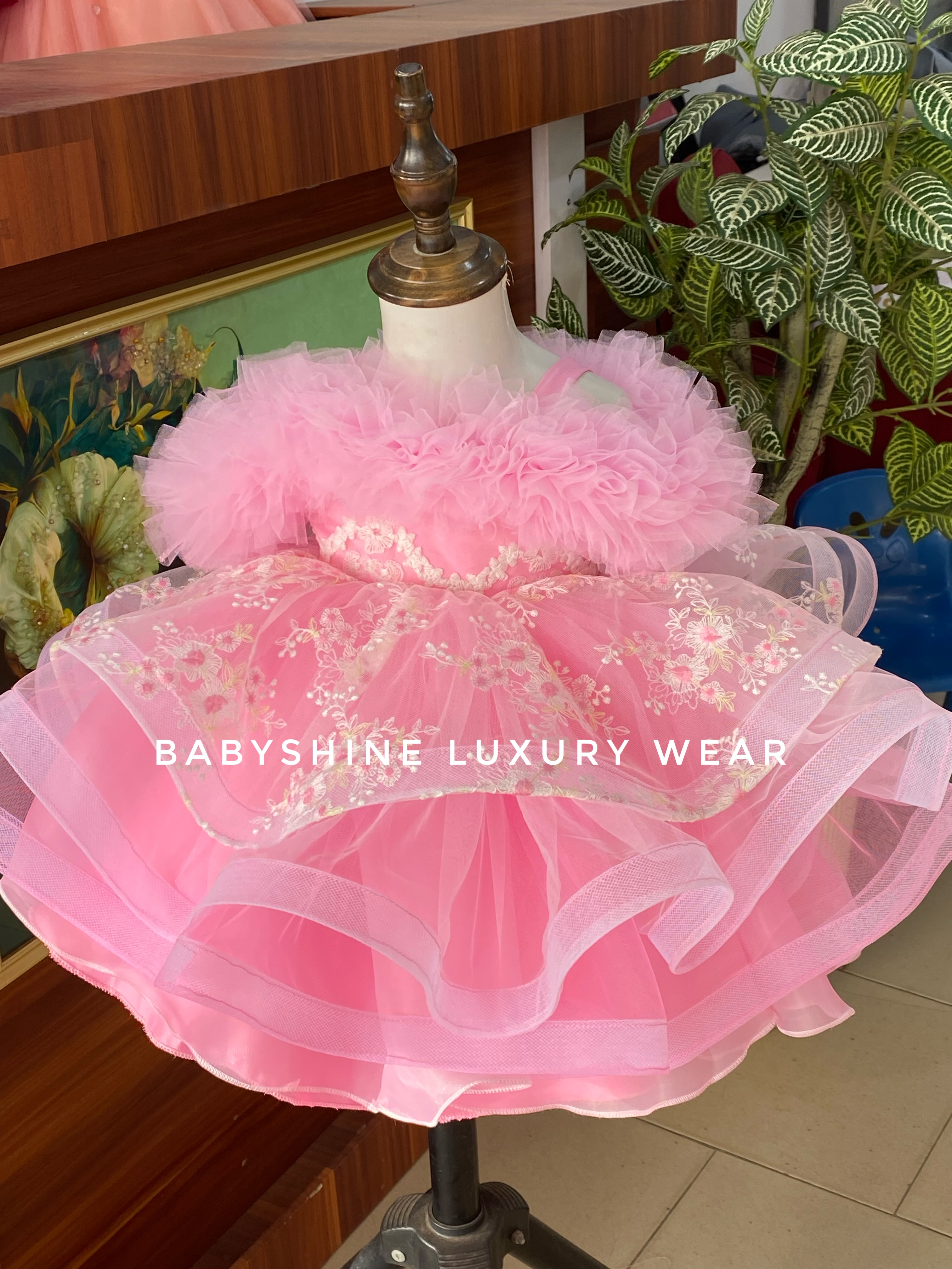Pink baby lace dress – photo 2