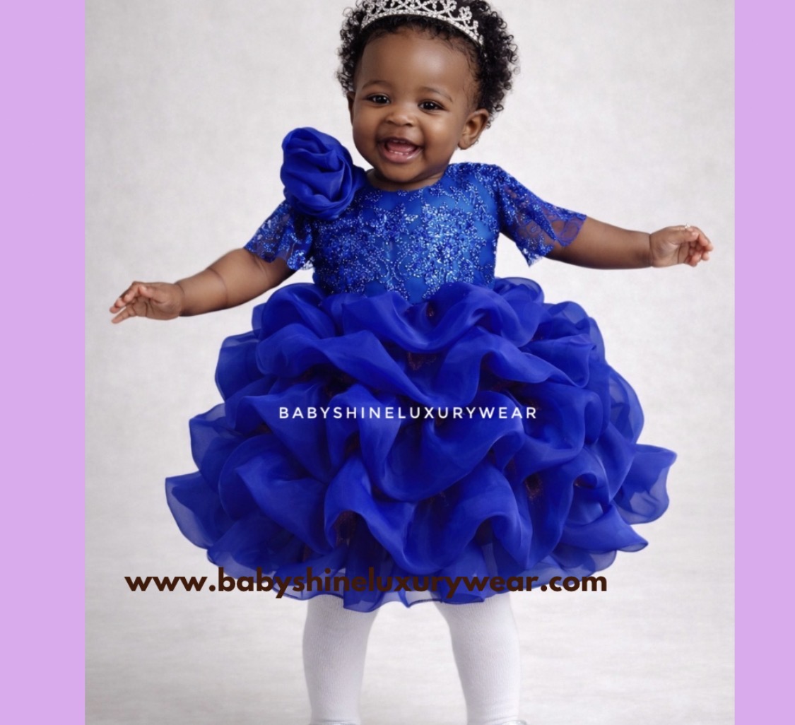Blue Rose Dress