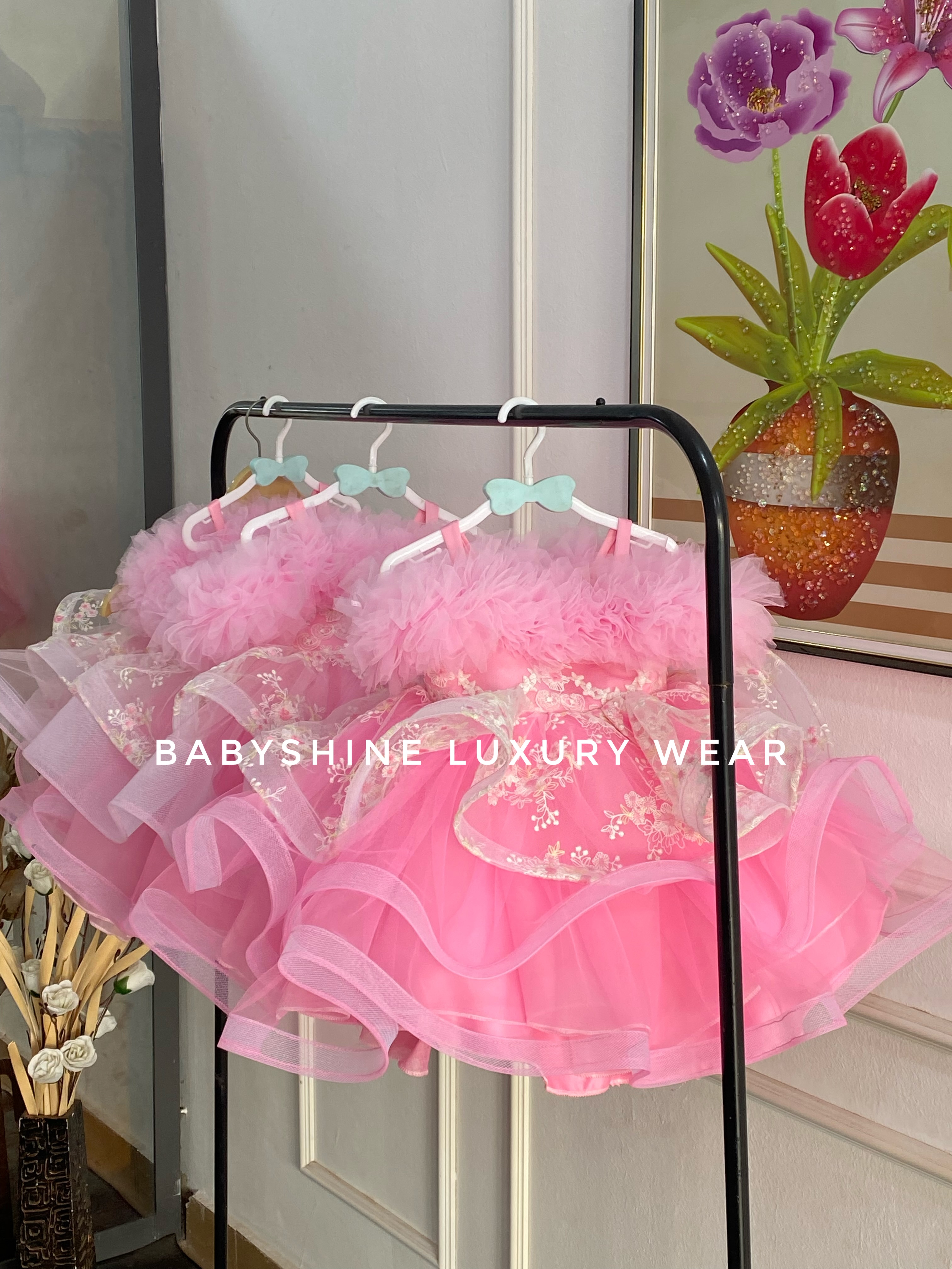 Pink baby lace dress – photo 3